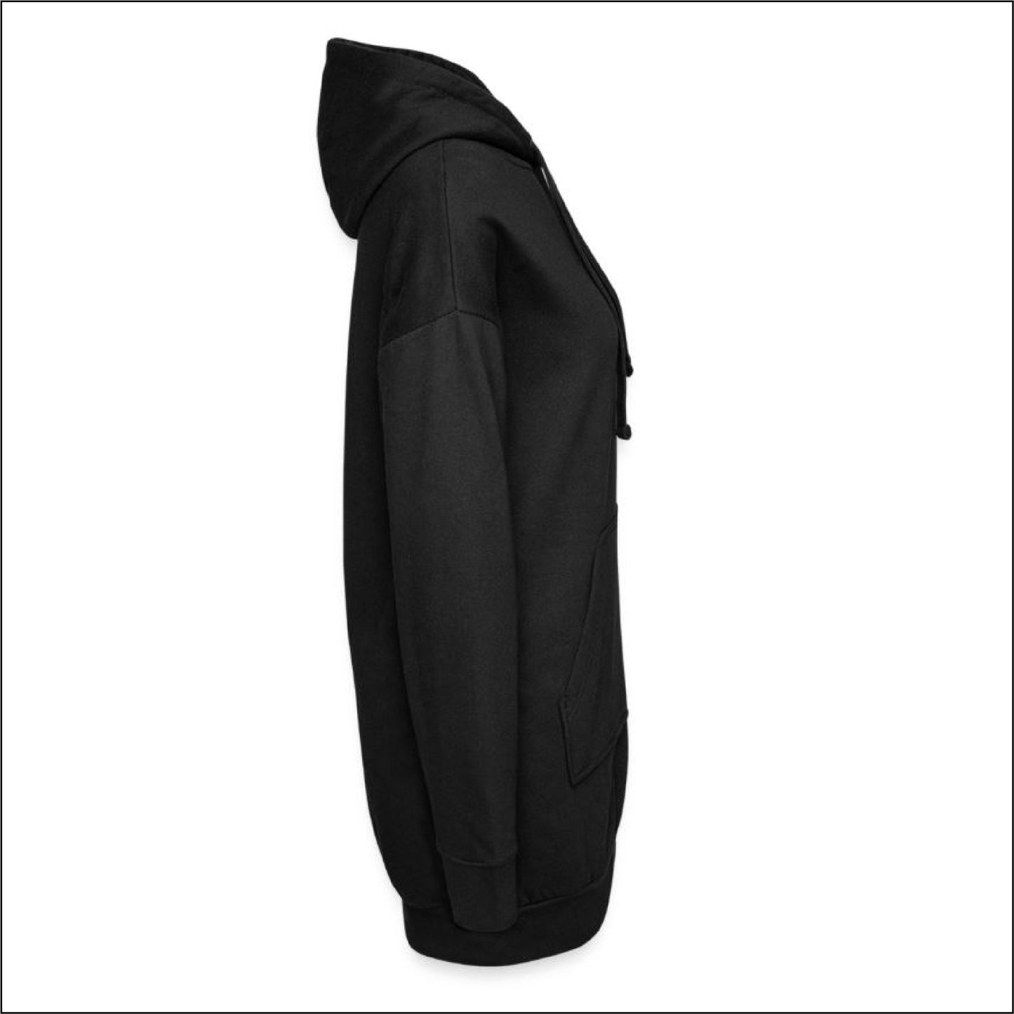 Sweat-Shirt Noir Long à Manches longues - Logo Laurie-Gami