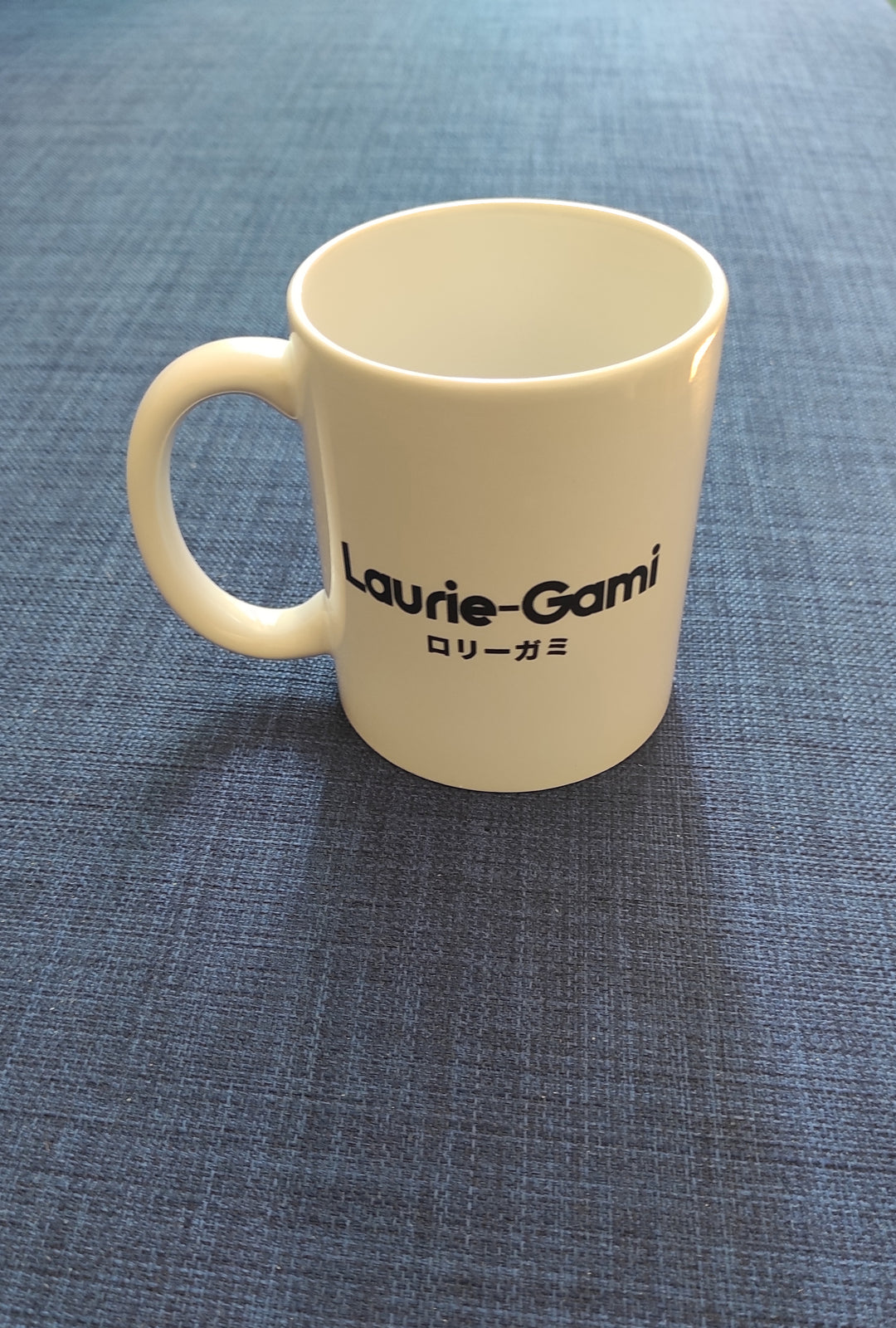 White Mug - Laurie-Gami Logo
