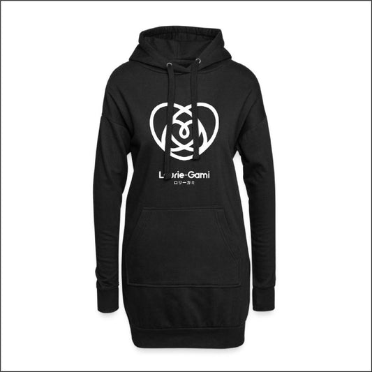 Sweat-Shirt Noir Long à Manches longues - Logo Laurie-Gami