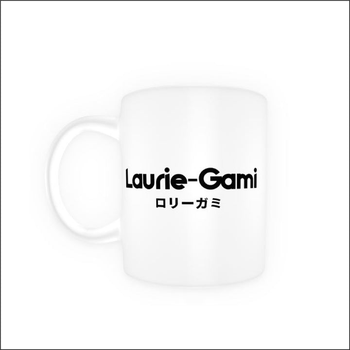 White Mug - Laurie-Gami Logo