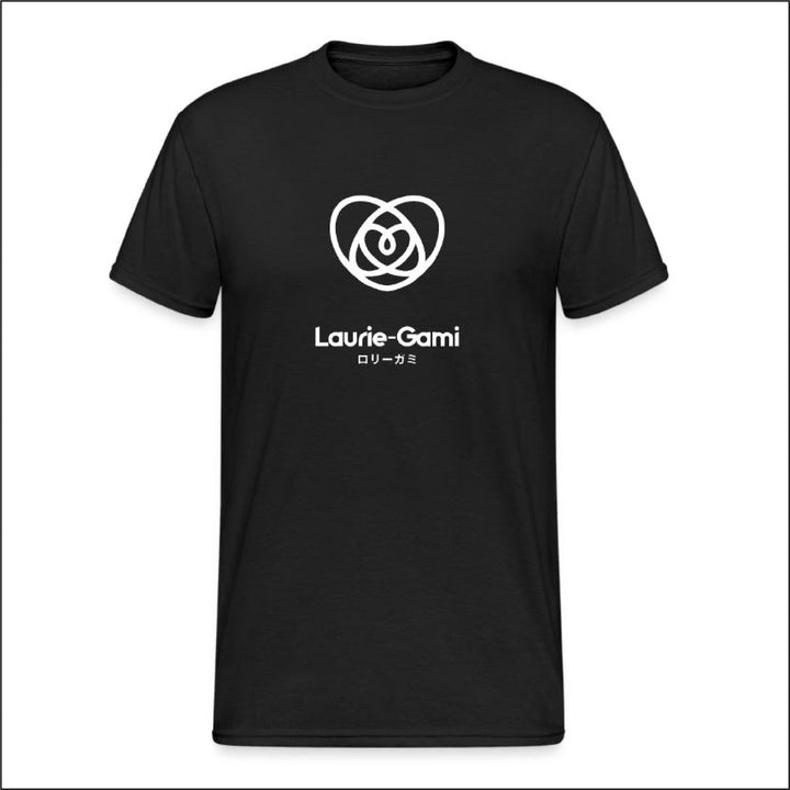 Black Short Sleeve T-Shirt - Laurie-Gami Logo