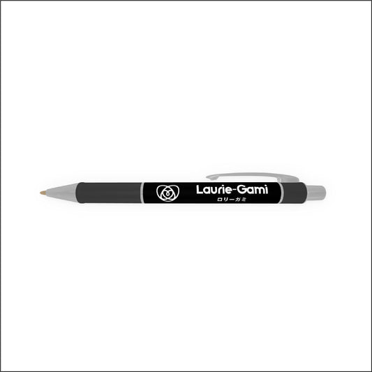 Stylo Noir ( encre noire ) - Logo Laurie Gami